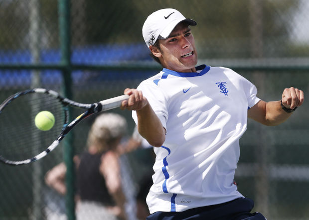 Division II boys playoff tennis